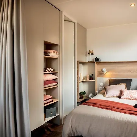 Mobil-home Grand Confort 6p, 3 Ch, Terrasse, 200m Plage, Piscine, Fitness, Parking, Wifi Inclus - Fr-1-361a-29 * Jullouville-les-Pins