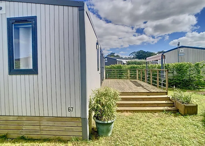 Mobil-home Grand Confort 6p, 3 Ch, Terrasse, 200m Plage, Piscine, Fitness, Parking, Wifi Inclus - Fr-1-361a-29 Prázdninový dům *